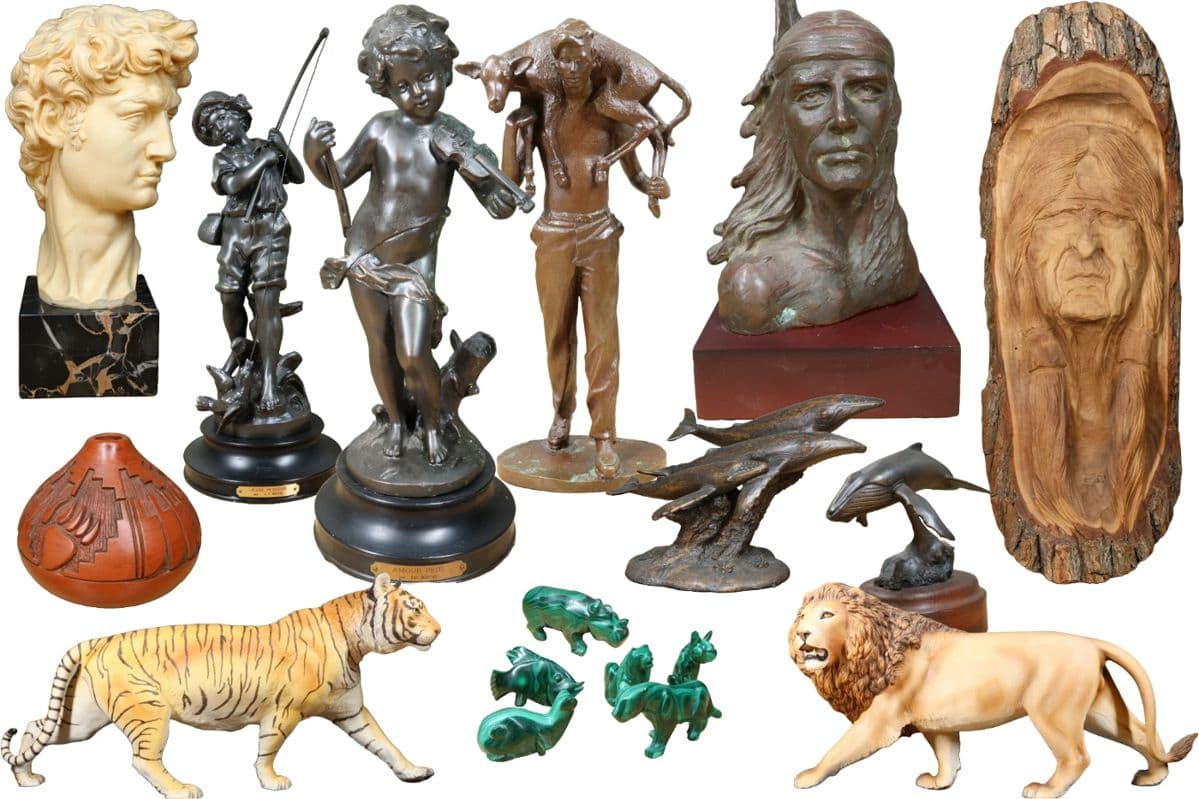 Estate contents and antiques ready for auction liquidation