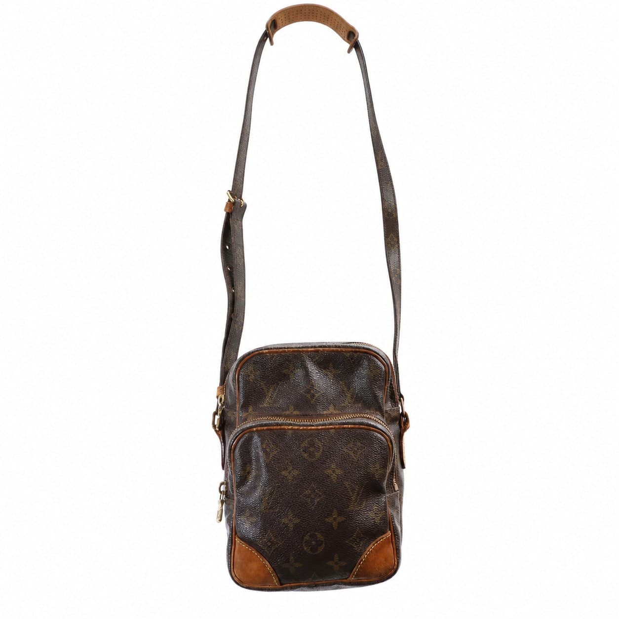 Louis Vuitton Amazone Monogram Canvas Crossbody Shoulder Bag Handbag Purse