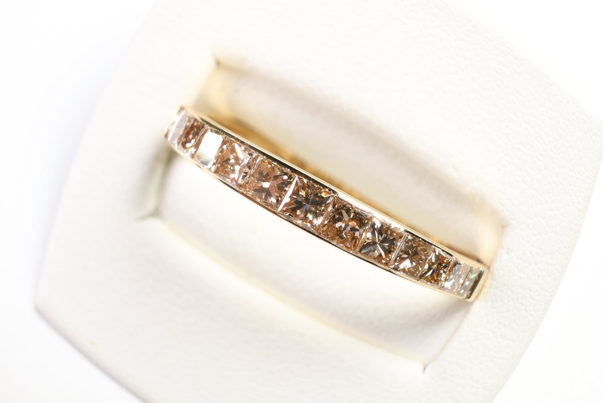18k Yellow Gold, Natural Diamond Band Ring 1.00ctw, Gemstone Jewelry Diamonds