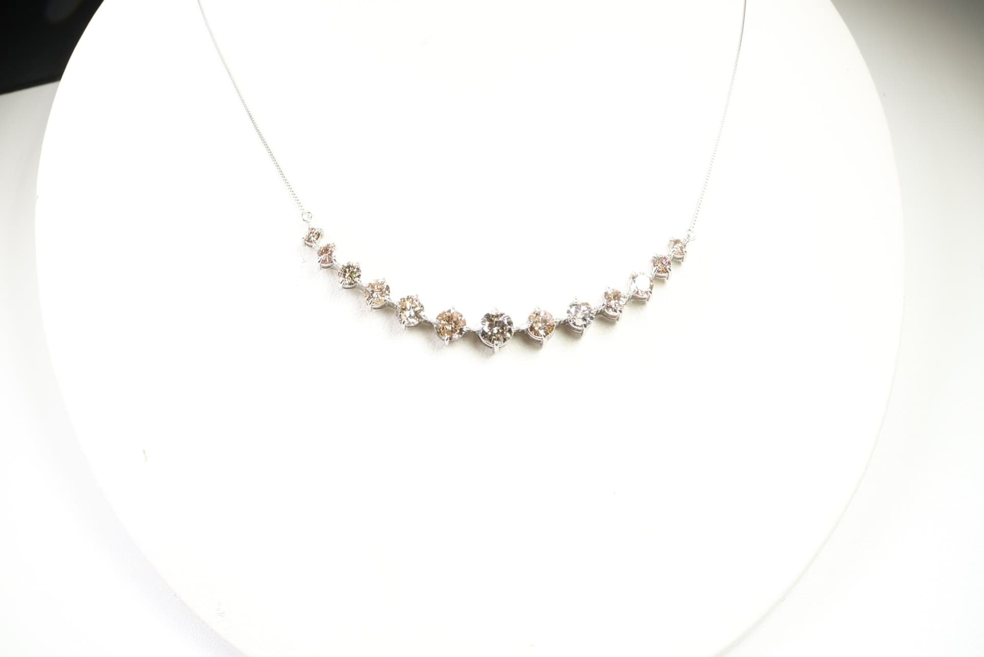 Platinum, Natural Diamond Pendant Necklace 1.00ctw, Gemstone Jewelry Diamonds