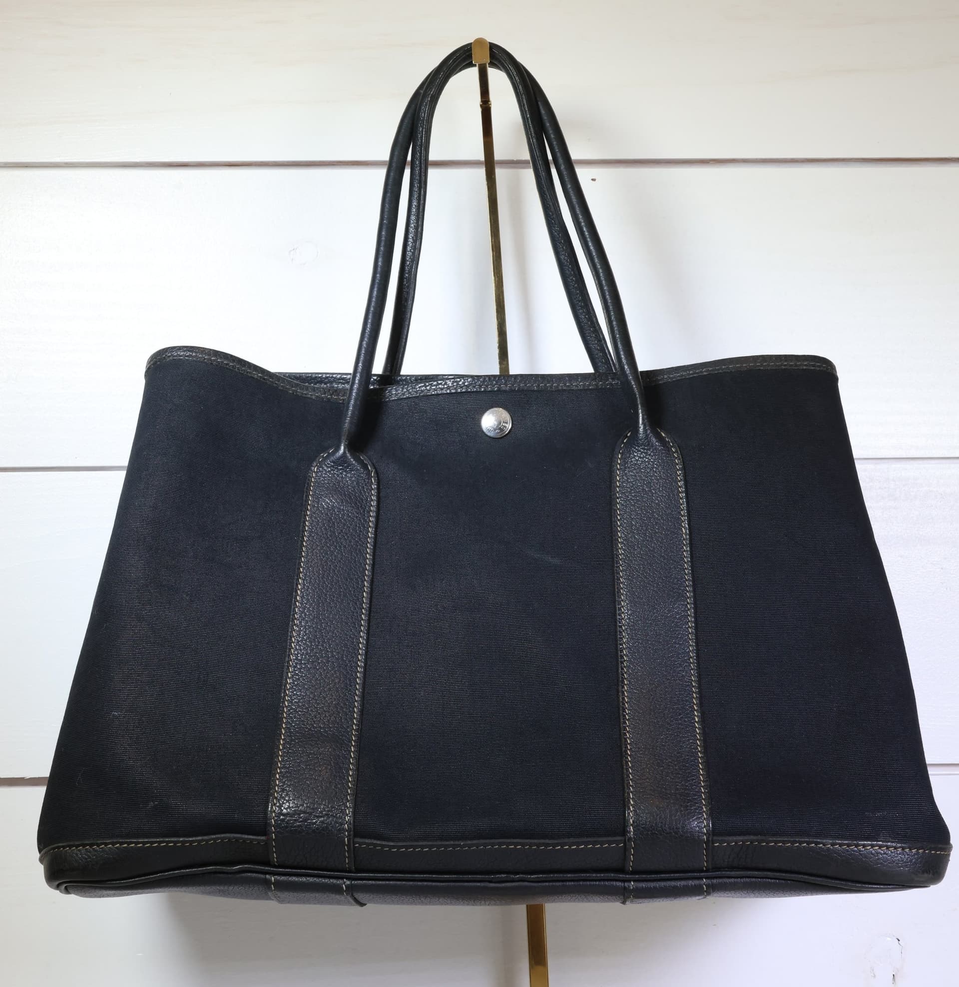 Hermes Neo Garden Voyage 41 Black Bag Purse