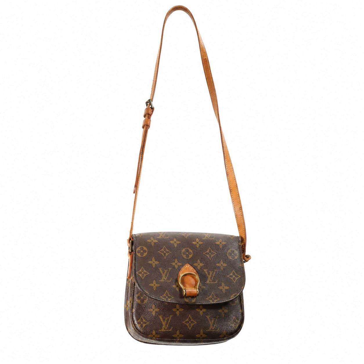 Louis Vuitton Saint Cloud GM Monogram Canvas Crossbody Shoulder Bag Purse