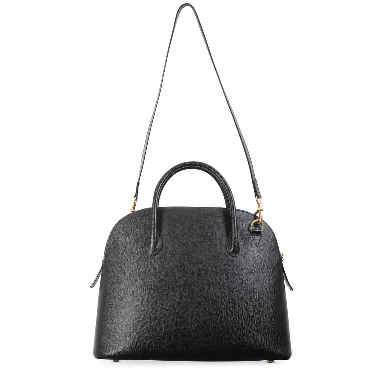 Céline Green Leather Dome Satchel Handbag Purse Bag Top Handle Shoulder