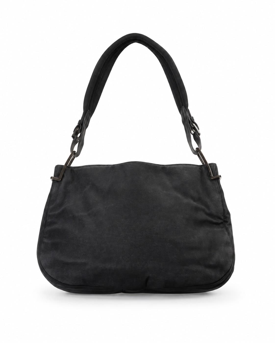 Gucci Vintage 90's Tom Ford Black Nylon Shoulder Bag Purse