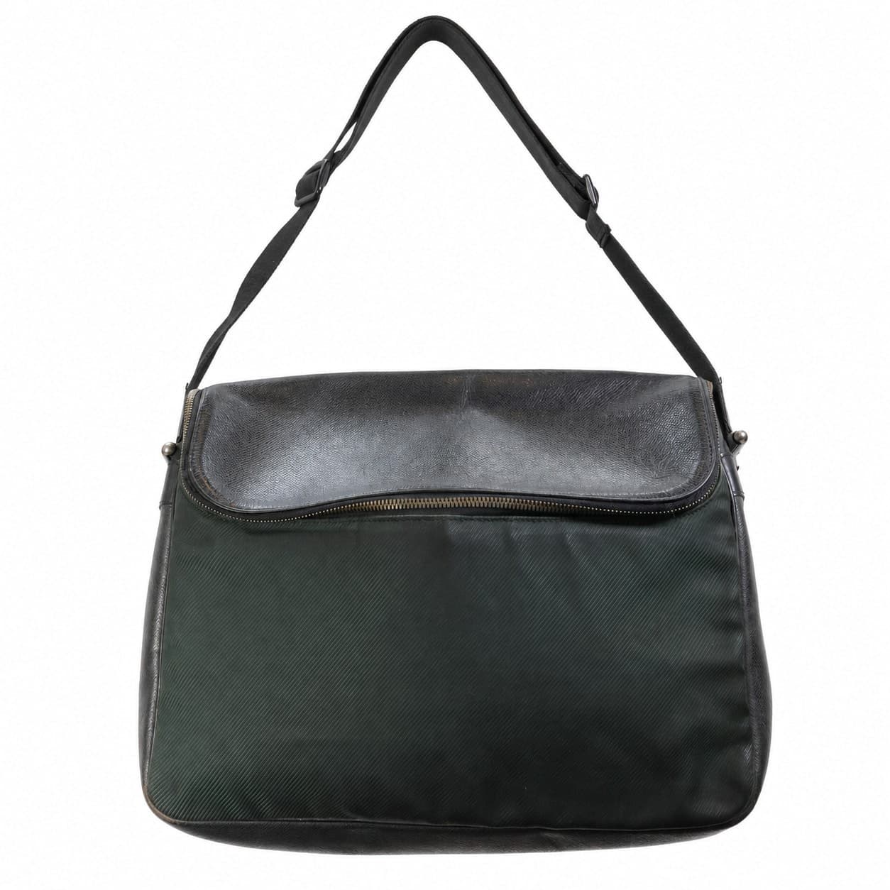 Louis Vuitton Viktor Taiga Leather Messenger Shoulder Bag Handbag Purse Green