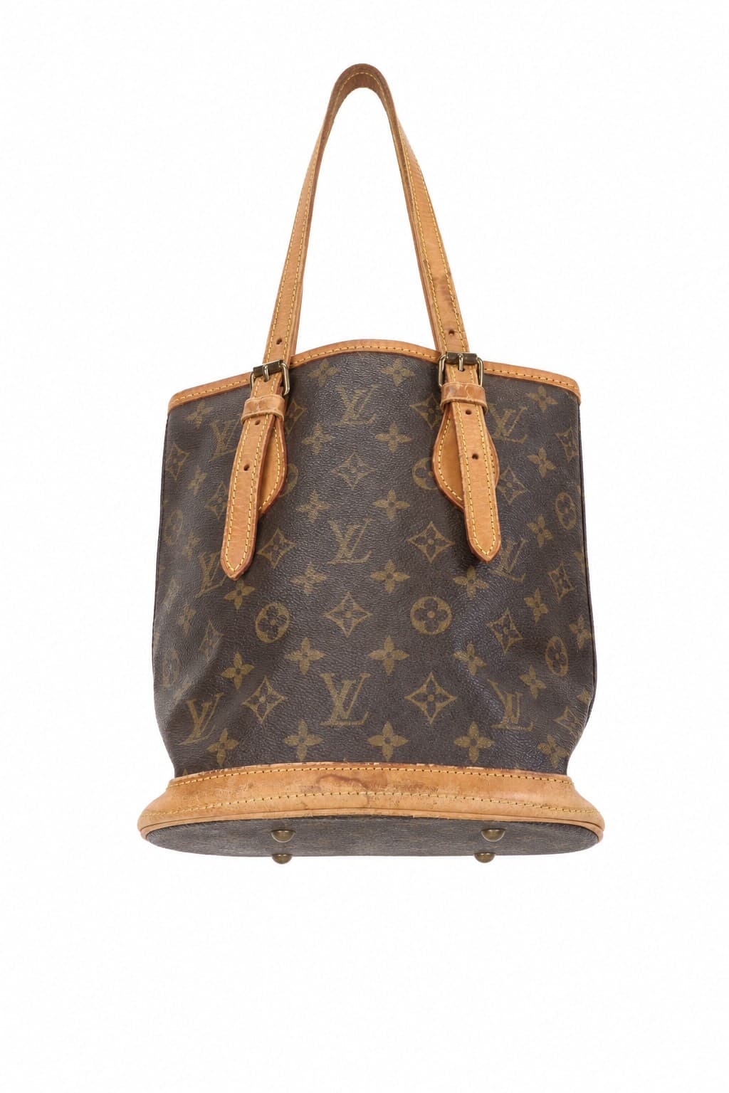 Louis Vuitton Noé Monogram Canvas Bucket Shoulder Bag Handbag Purse Brown