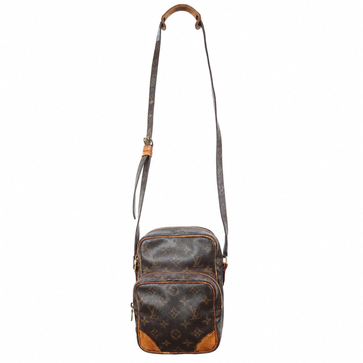 Louis Vuitton Amazone Monogram Canvas Crossbody Shoulder Bag Handbag Purse