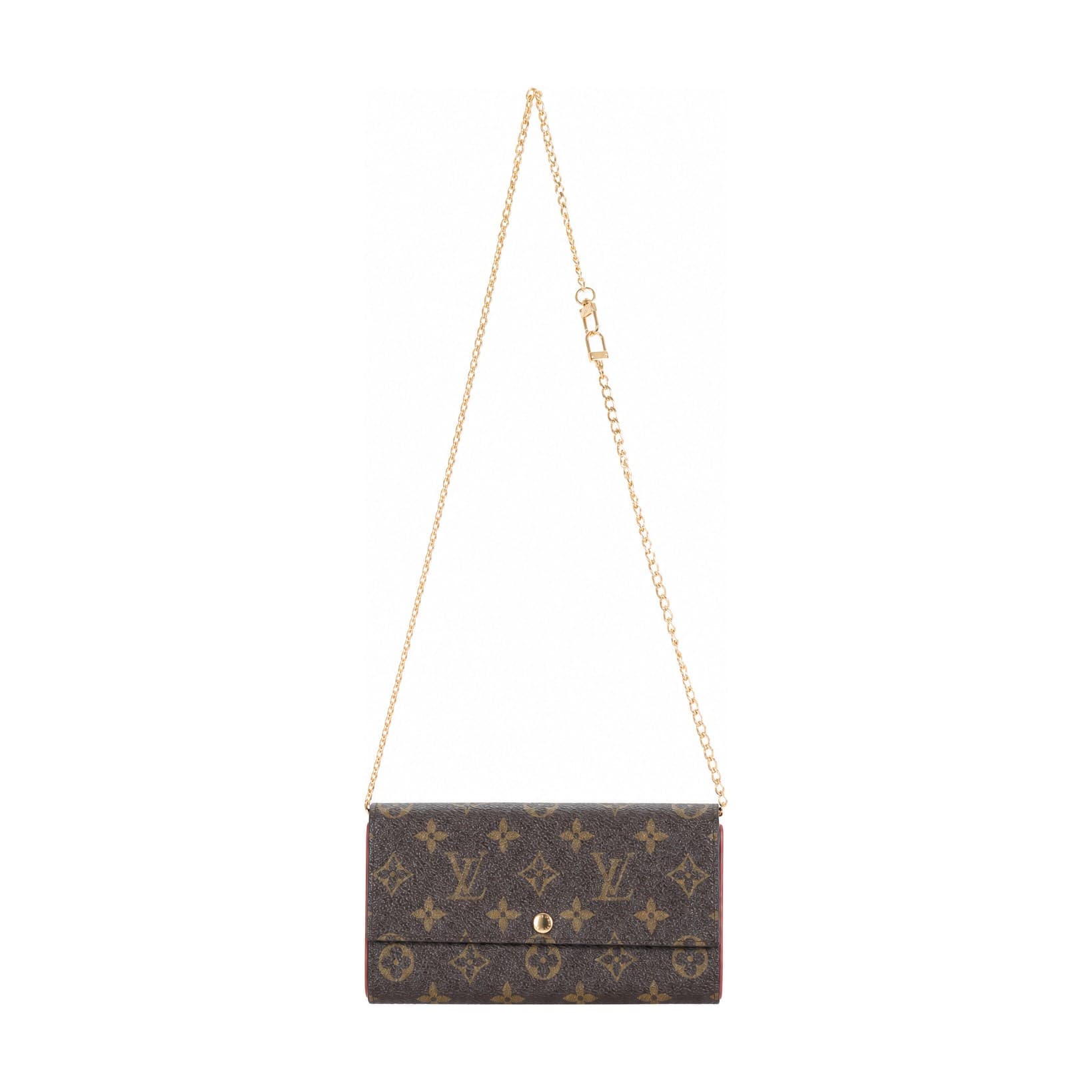 Louis Vuitton Pochette Félicie Monogram Canvas Crossbody Wallet Chain Bag Purse