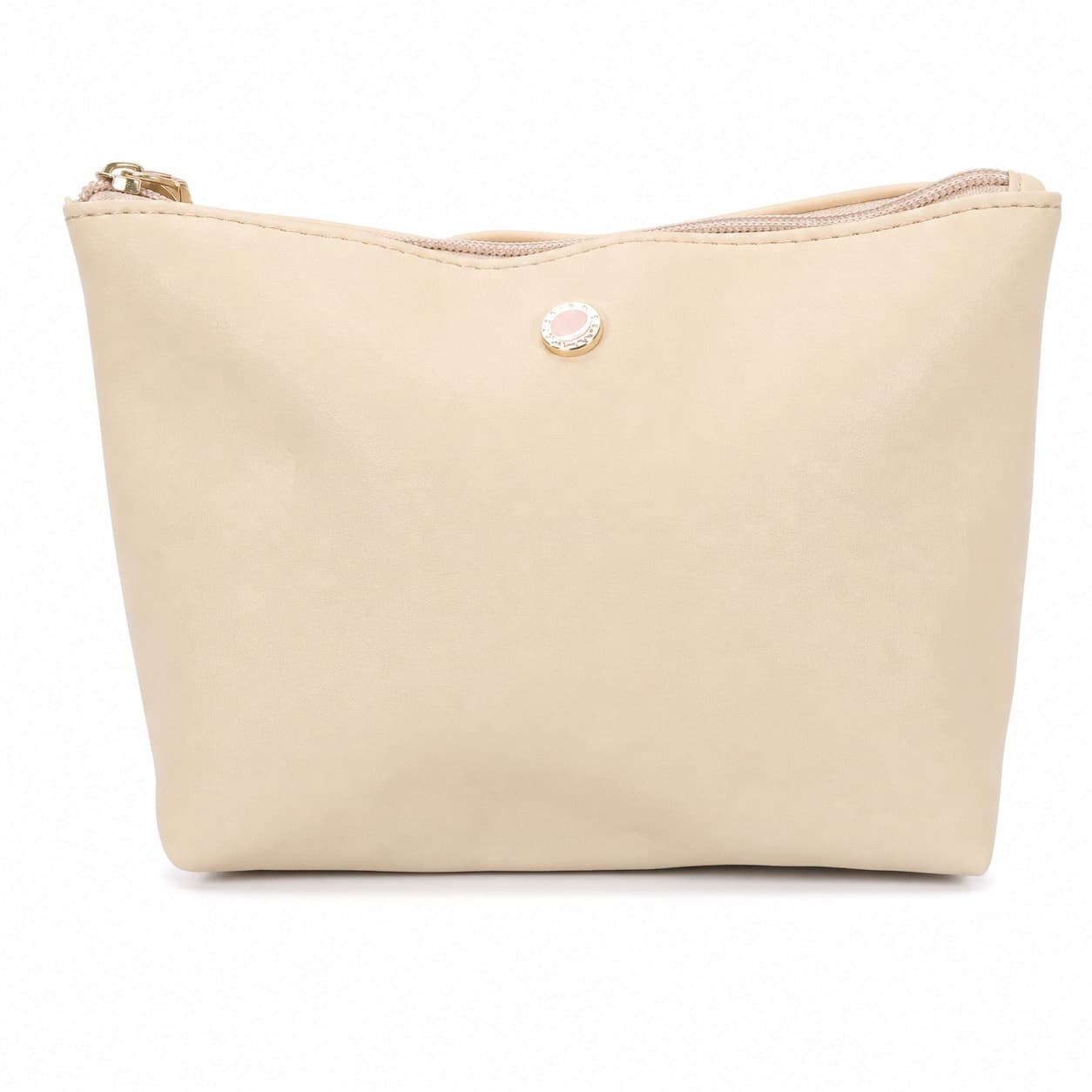 Bvlgari & Ferragamo Cosmetic Pouch Set Leather Makeup Bag Clutch