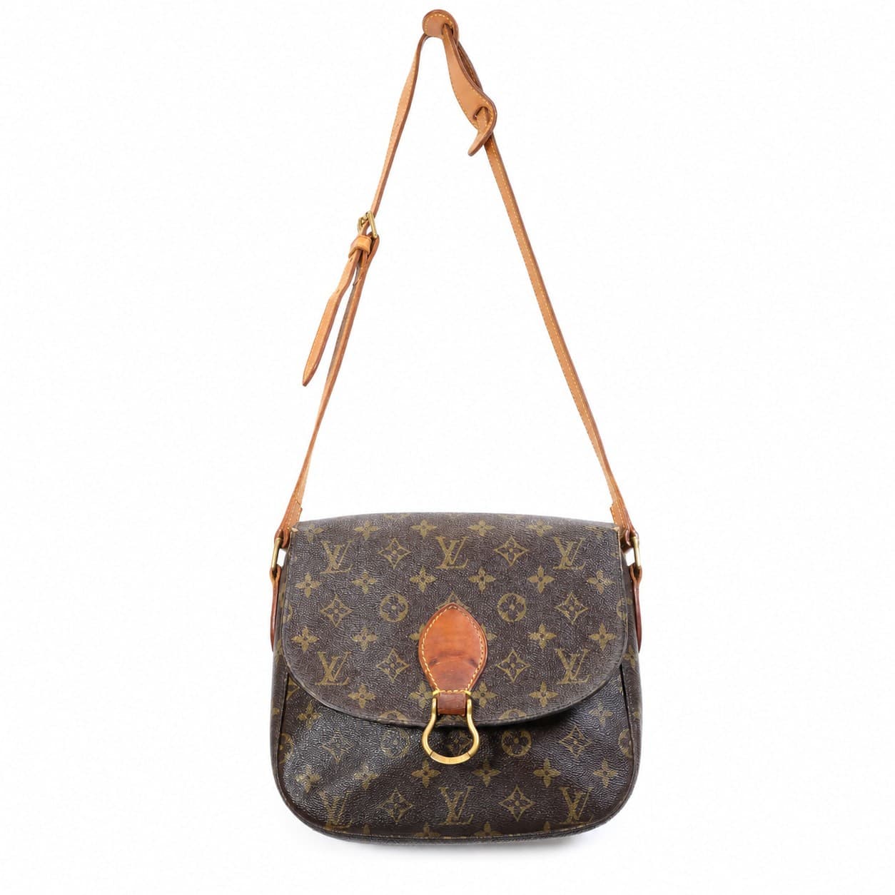 Louis Vuitton Saint Cloud GM Monogram Canvas Crossbody Shoulder Bag
